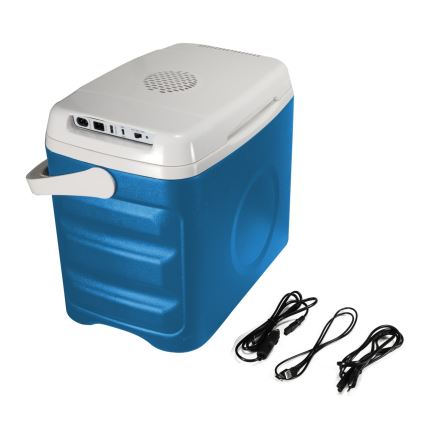 Guzzanti GZ 30BW - Hordozható autóhűtő 29 l 65W/12V/230V kék