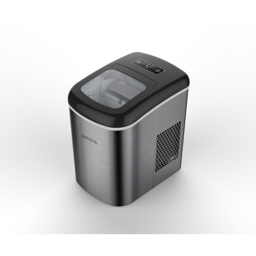 Guzzanti GZ125 - Jégkészítő 140W/230V rozsdamentes acél/fekete