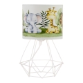 Gyerek asztali lámpa KIDS ROOM 1xE27/60W/230V átm. 18 cm dzsungel