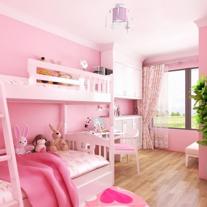 Gyerek csillár BALLET 1xE27/60W/230V