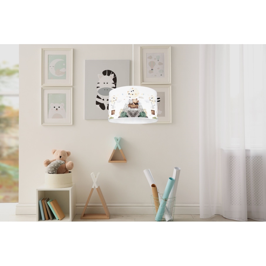 Gyerek csillár BEARS 1xE27/60W/230V