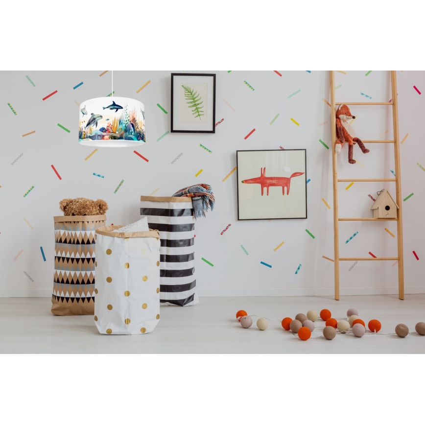 Gyerek csillár OCEAN 1xE27/60W/230V