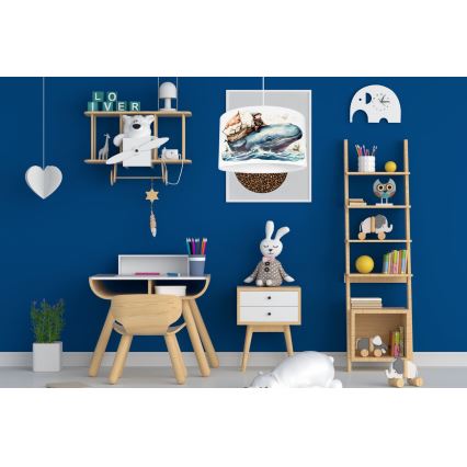 Gyerek csillár OCEAN 1xE27/60W/230V