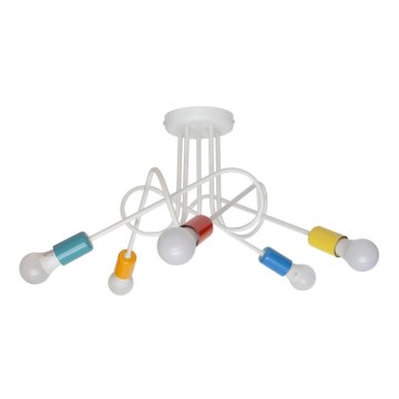 Gyerek csillár OXFORD 5xE27/15W/230V