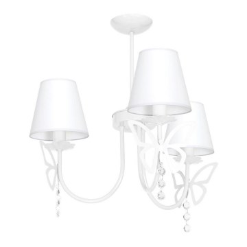 Gyerek csillár rúdon CHARLOTTE 3xE14/40W/230V