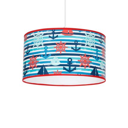 Gyerek csillár zsinóron MARINE 1xE27/60W/230V