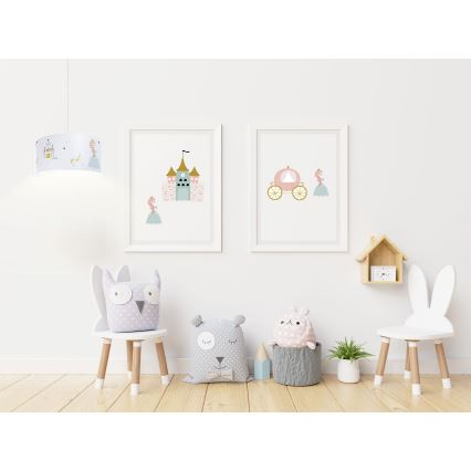 Gyerek csillár zsinóron SWEET DREAMS 1xE27/60W/230V átm. 30 cm