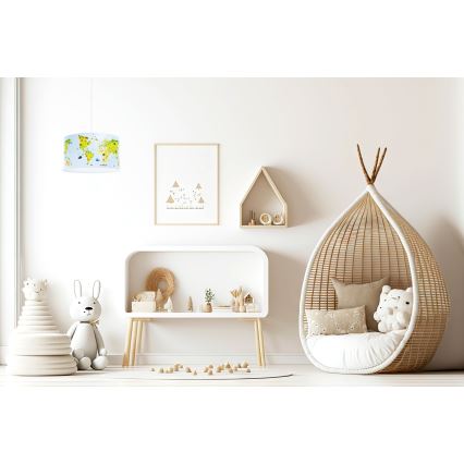 Gyerek csillár zsinóron SWEET DREAMS 1xE27/60W/230V átm. 30 cm