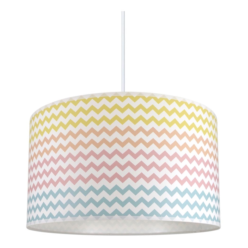 Gyerek csillár zsinóron ZYGZAK 1xE27/60W/230V