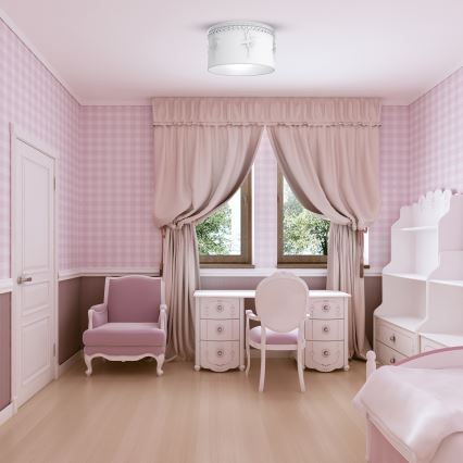 Gyerek mennyezeti lámpa BALLET 1xE27/60W/230V