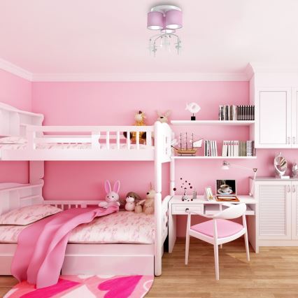 Gyerek mennyezeti lámpa BALLET 3xE27/60W/230V