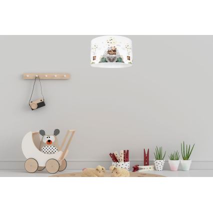 Gyerek mennyezeti lámpa BEARS 1xE27/60W/230V