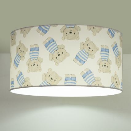 Gyerek mennyezeti lámpa KIDS ROOM 1xE27/60W/230V Ø 40 cm – mackó