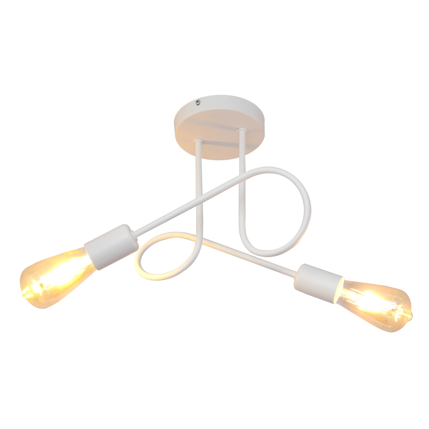 Gyerek mennyezeti lámpa OXFORD 2xE27/15W/230V fehér