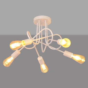 Gyerek mennyezeti lámpa OXFORD 5xE27/15W/230V fehér