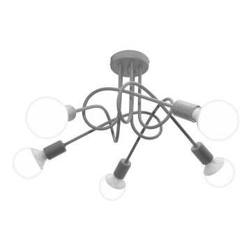 Gyerek mennyezeti lámpa OXFORD 5xE27/15W/230V