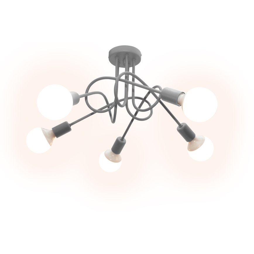 Gyerek mennyezeti lámpa OXFORD 5xE27/15W/230V