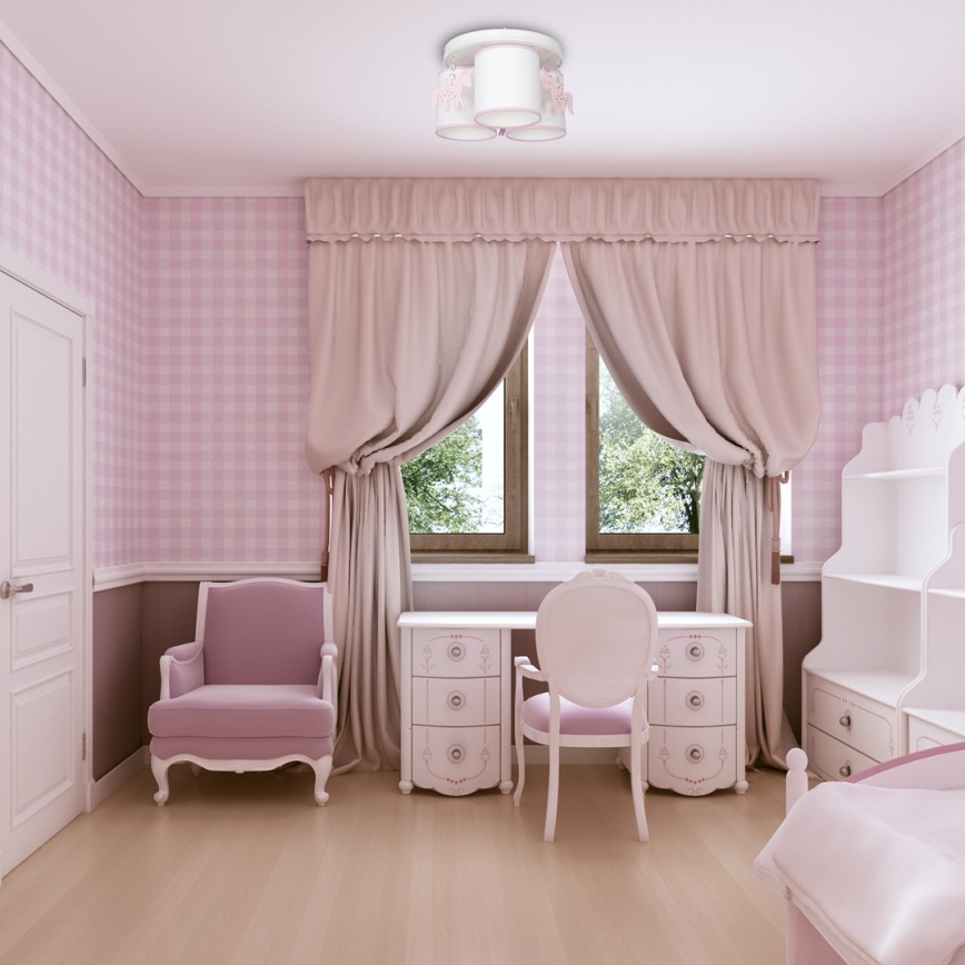 Gyerek mennyezeti lámpa UNI 3xE27/60W/230V