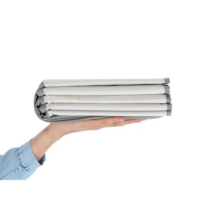 Gyerek száraz medence labdákkal, átmérő 80 cm, fehér/szürke