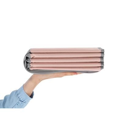 Gyerek száraz medence labdákkal, átmérő 80 cm, rózsaszín/szürke