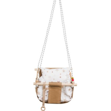 Gyerek textil hinta SELALE fehér/barna