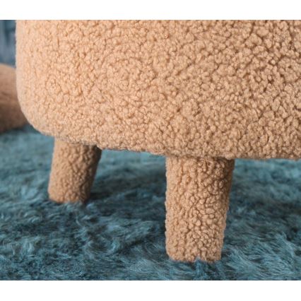 Gyerekfotel PIXI, átmérő 46 cm, barna