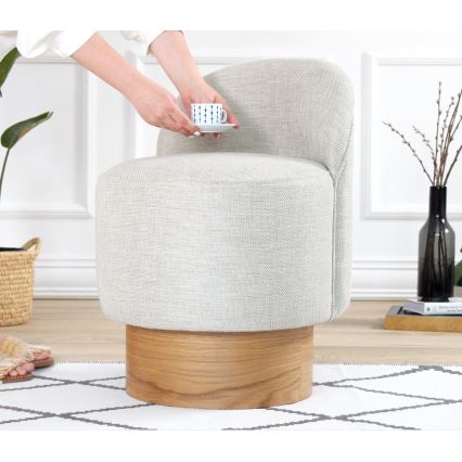 Gyerekfotel RIKI 40x47 cm világosszürke