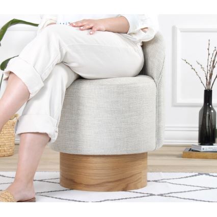 Gyerekfotel RIKI 40x47 cm világosszürke