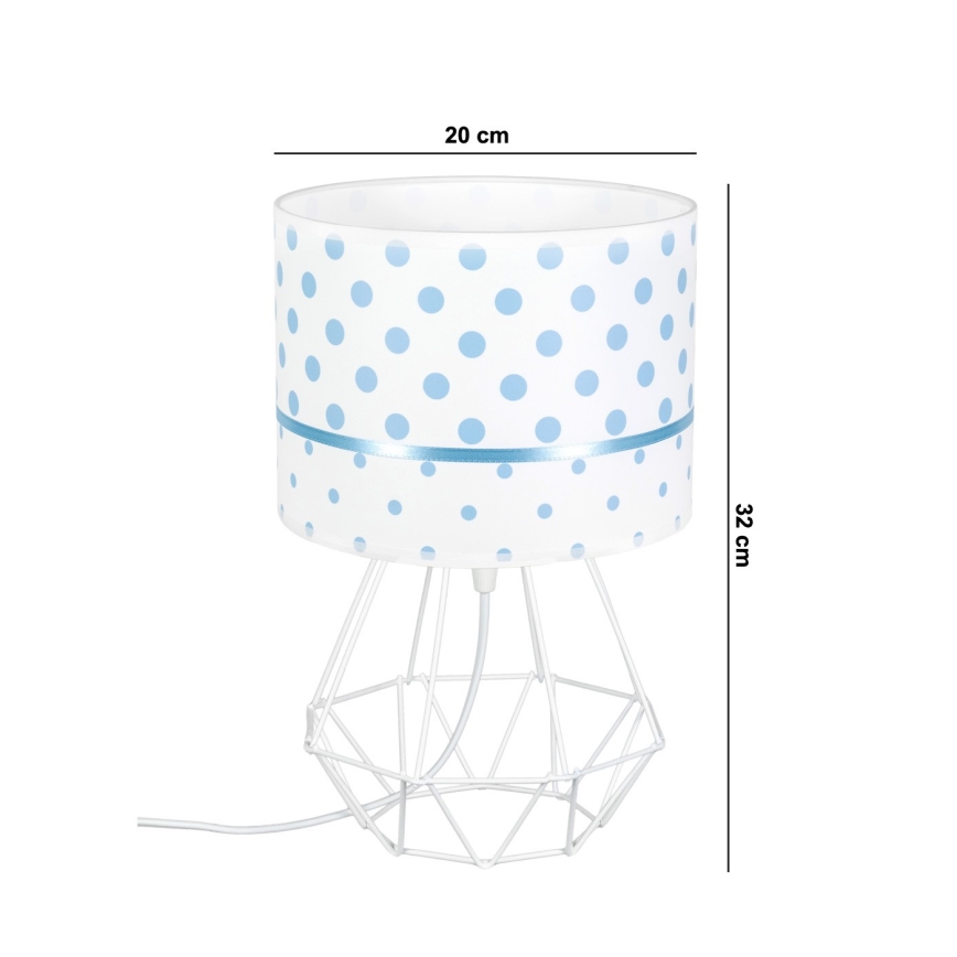 Gyereklámpa PIKKI 1xE27/60W/230V kék