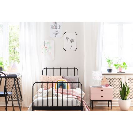 Gyereklámpa PIKKI 1xE27/60W/230V rózsaszín