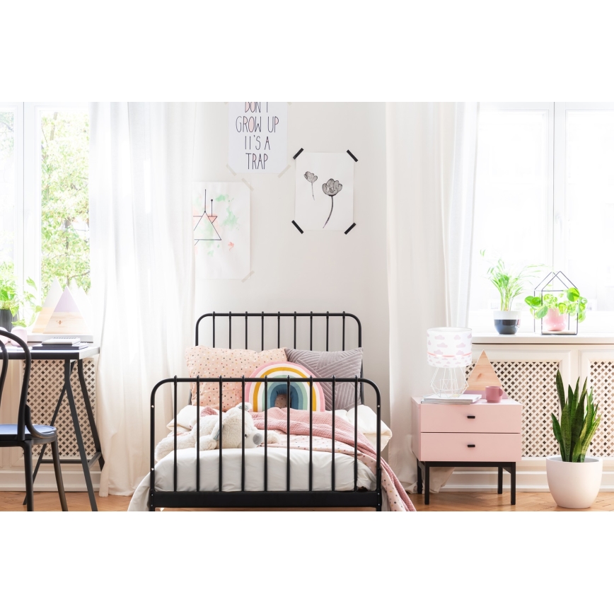 Gyereklámpa PIKKI 1xE27/60W/230V rózsaszín