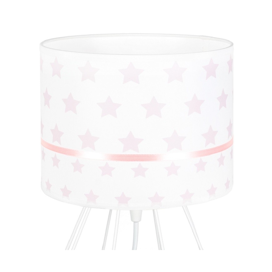 Gyereklámpa PIKKI 1xE27/60W/230V rózsaszín