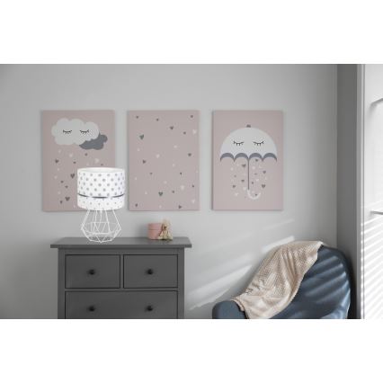 Gyereklámpa PIKKI 1xE27/60W/230V szürke