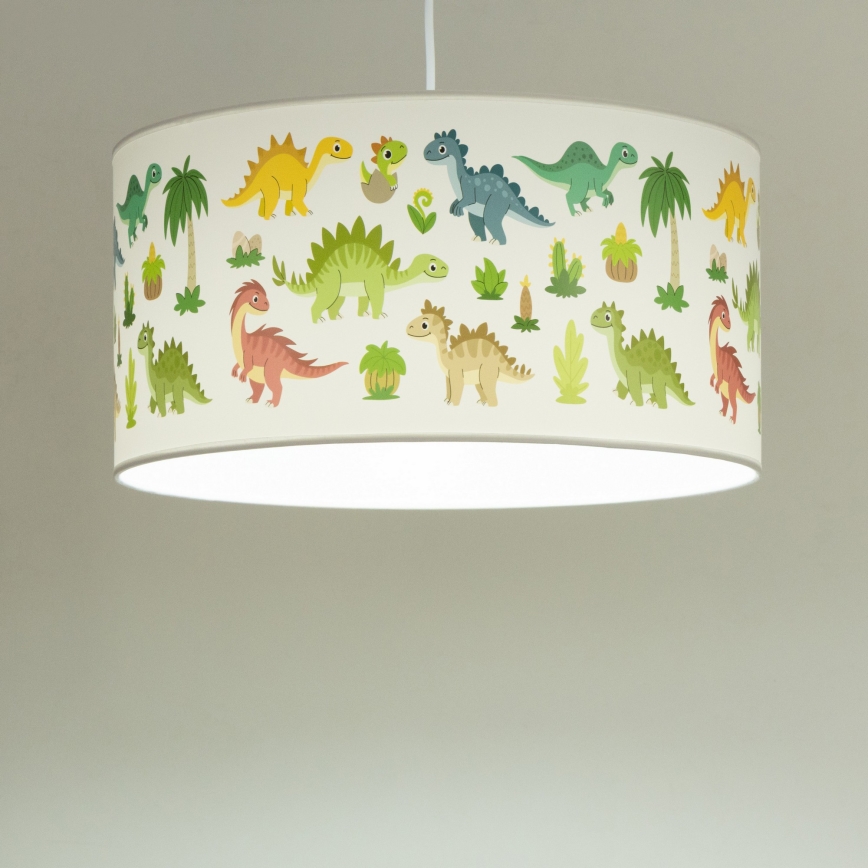 Gyerekszoba csillár KIDS ROOM 1xE27/60W/230V átm. 40 cm dinoszaurusz