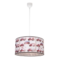 Gyerekszoba csillár KIDS ROOM 1xE27/60W/230V, átmérő 40 cm, tűzoltók