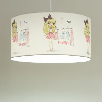 Gyerekszobai csillár GIRLS VIBES 1xE27/60W/230V átm. 40 cm Imádom a divatot