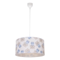 Gyerekszobai csillár KIDS ROOM 1xE27/60W/230V, Ø 40 cm, mackó