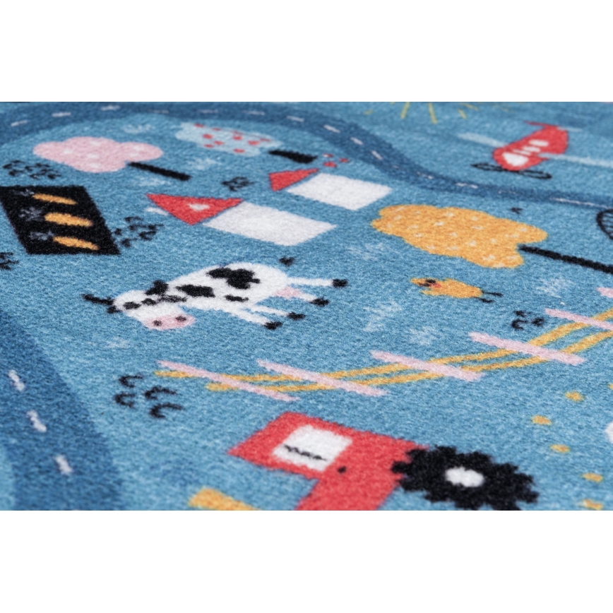 Gyerekszőnyeg STELLA STREETS 100x150 cm kék/város