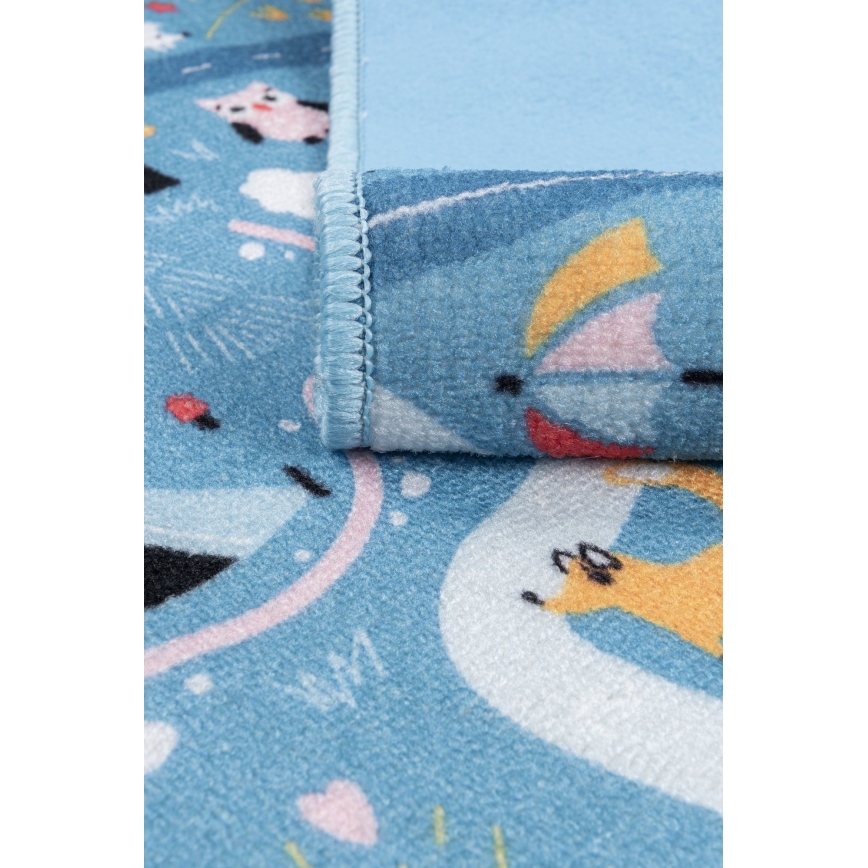 Gyerekszőnyeg STELLA STREETS 100x150 cm kék/város