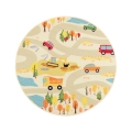 Gyerekszőnyeg STELLA STREETS 120 cm bézs/város