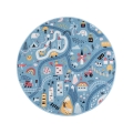 Gyerekszőnyeg STELLA STREETS 120 cm kék/város