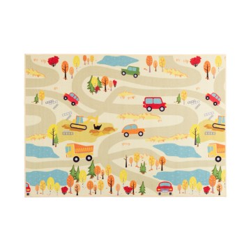 Gyerekszőnyeg STELLA STREETS 120x170 cm bézs/város