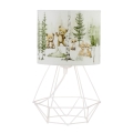 Gyermek asztali lámpa KIDS ROOM 1xE27/60W/230V átm. 18 cm állatmintás