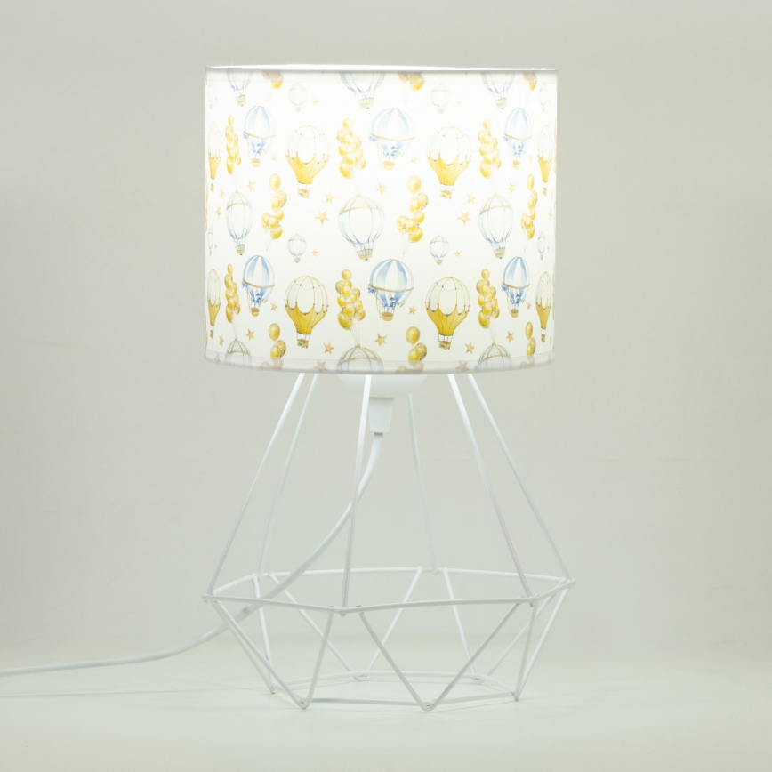 Gyermek asztali lámpa KIDS ROOM 1xE27/60W/230V, átm. 18 cm, lufis