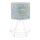 Gyermek asztali lámpa KIDS ROOM 1xE27/60W/230V, átm. 18 cm, űrhajós
