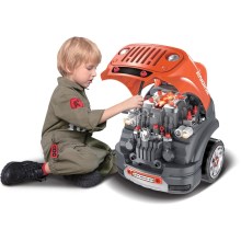 Gyermek autójavító műhely narancssárga/szürke