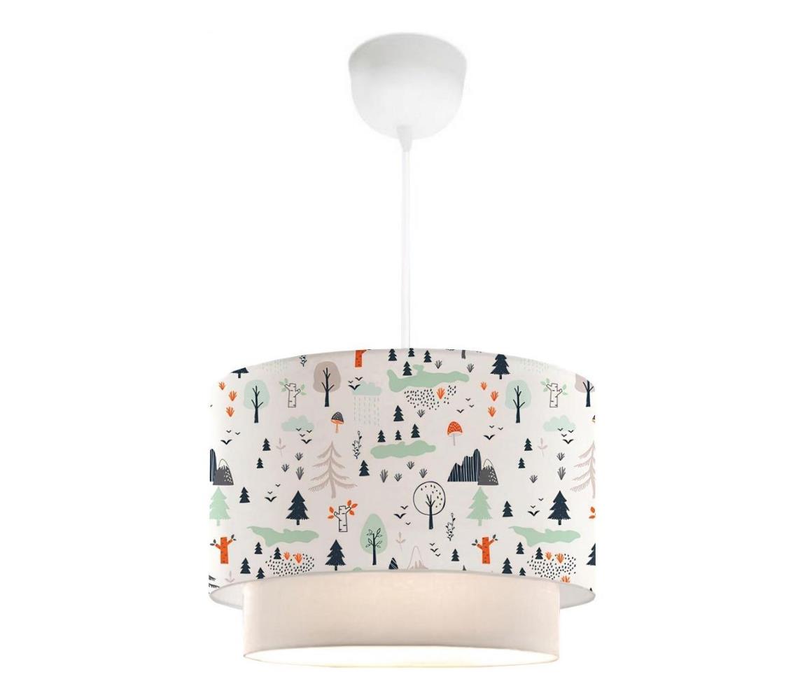 Gyermek csillár CANDY 1xE27/40W/230V fehér/többszínű 780SGN4667