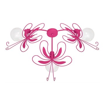 Gyermek csillár PILLANGÓK 3xE27/60W