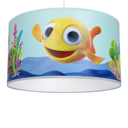 Gyermek csillár zsinóron FISH 1xE27/60W/230V