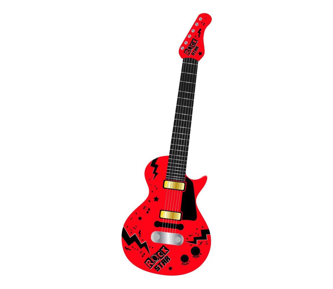 Teddies Gyermek elektromos gitár ROCK STAR 3xAA 00850971